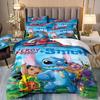 3D Digital Printing Quilt Cover Pillowcase Bedding Cartoon Three-Piece Set Home Textile Four-Piece Set