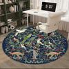 Birds of Paradise,Floral Nature Scene Chair mat Round Rug Office carpet, Non slip, Suitable for Living Rooms, Bedrooms decor.1205231a