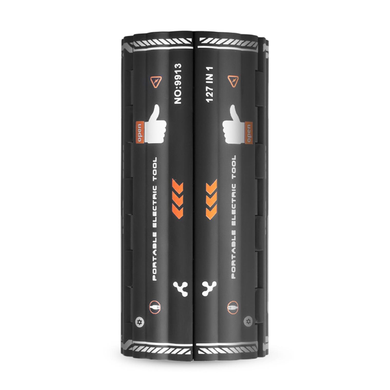 

128Pcs Cordless Electric Screwdriver Set Rechargeable Compact Design With LED Light For Home Repair And DIY Projects