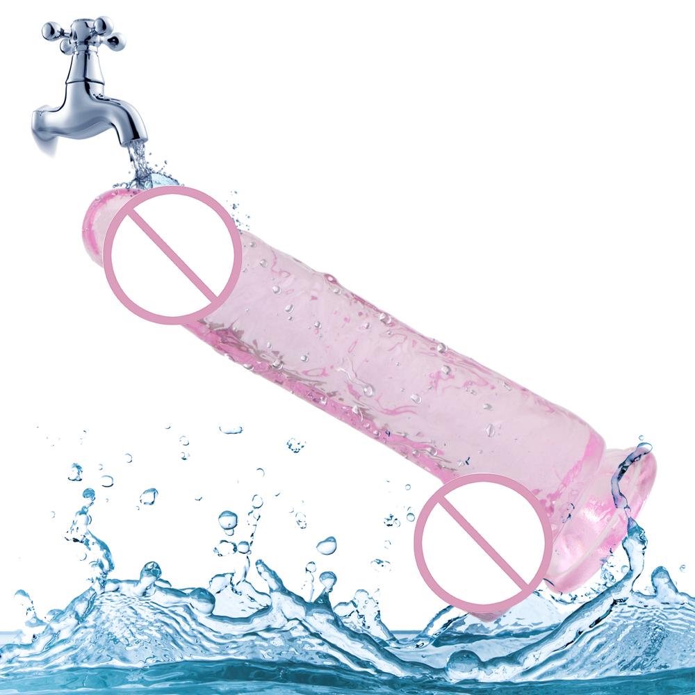 Adult Products Realistic Artificial Penis G-Spot Dildo Female Masturbation With Strong Suction Cup Sex Toys for Women