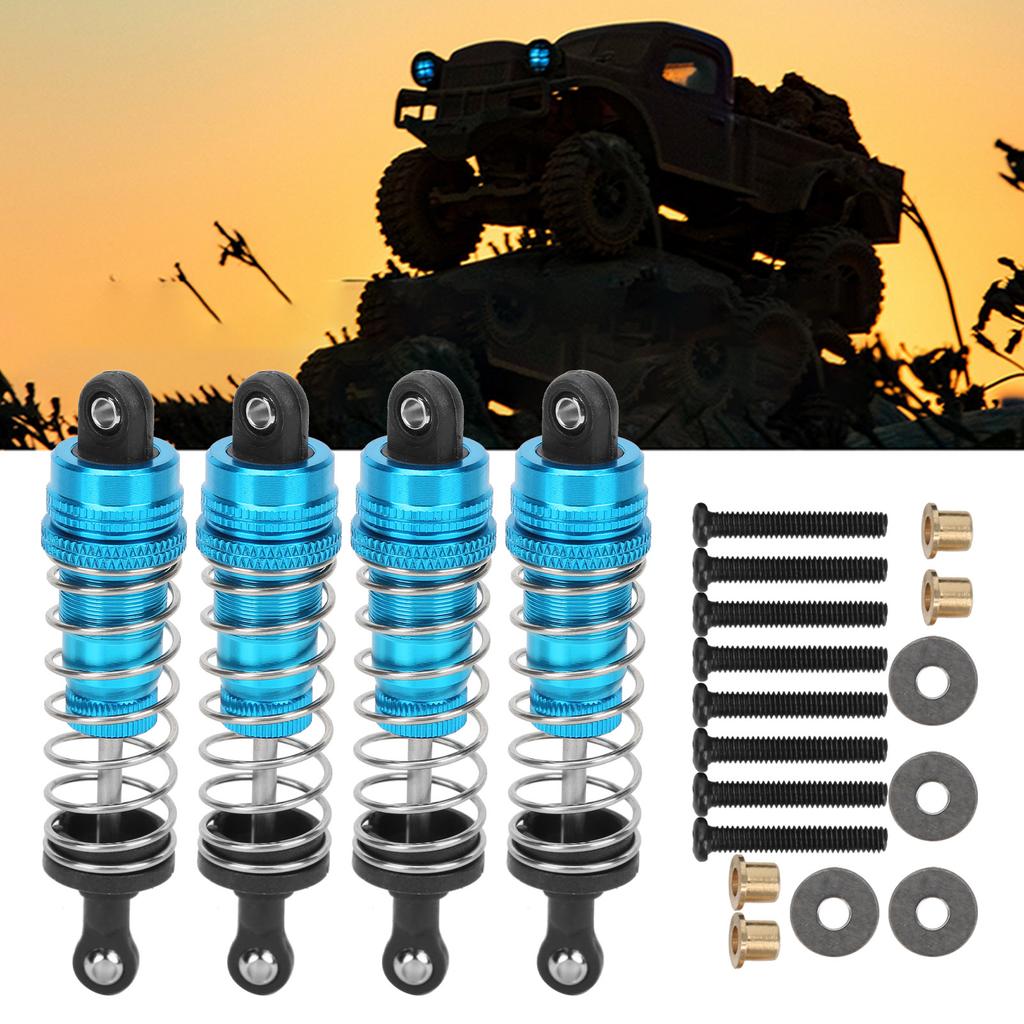 4Pcs RC Metal Damper Set for MN86 MN86S MN86K MN86KS 1Celsius12 RC Crawlers