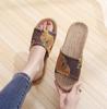 Four Seasons Non-Slip Indoor Linen Sandals for Men & Women - Lightweight Home Slippers for Summer