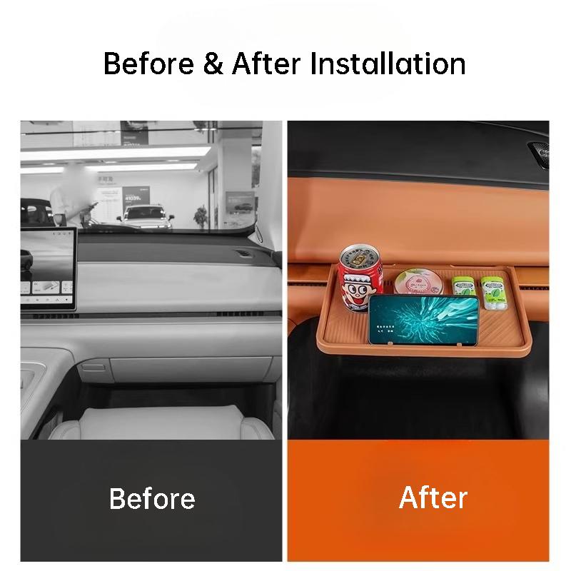 For Leapmotor C10 C16 C11 24-26 Car Center Console Table Board Scratch Resistant Co Pilot Storage Organization Table Accessories