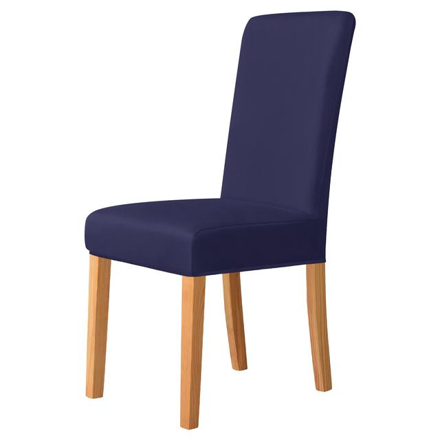 Waterproof Chair Cover Solid Colour Elastic Removable Chair Covers Protector Designed For Living Room Kitchen Area Wedding Dinner Home 11colors