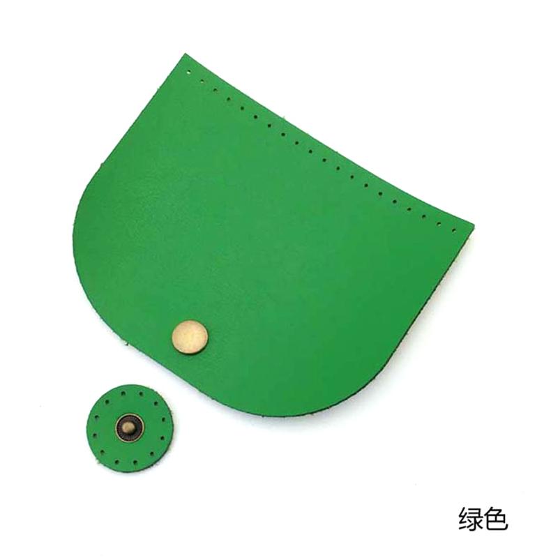 5pcs Bag Flip Cover PU Leather Magnetic Buckle Purse Handmade Bottom for DIY Handbag Shoulder Bags Making Accessories 10x12cm