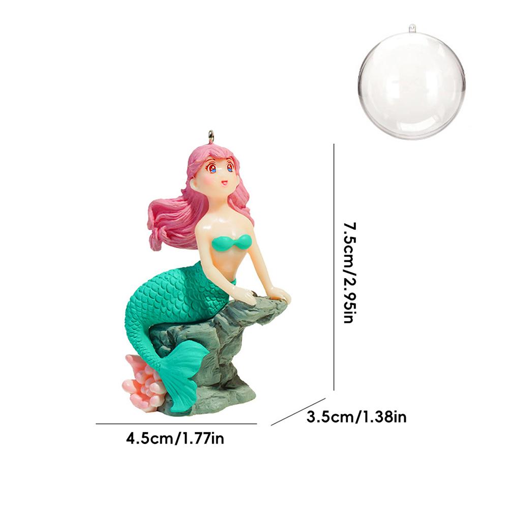 Floating Mermaid Ornament for Aquarium Magical Fish Tank Decor Vibrant Colors Unique Sculpture Aquarium Landscape Accessory