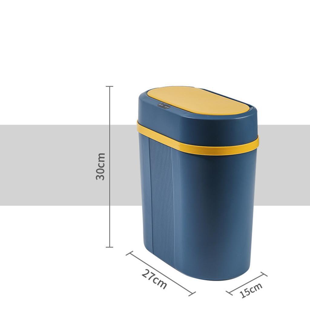 Intelligent Bin Household Sealed Odour-insulating 12L Large-capacity Seam Sensor Bins