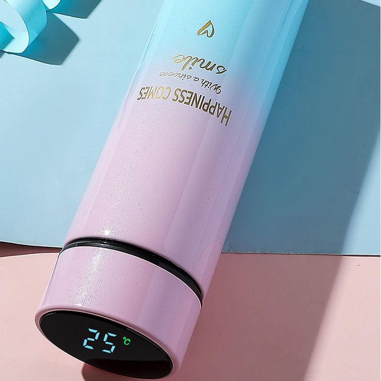 Chinese-Style Smart Insulated Water Cup with Temperature Display, Large Capacity, Customizable Logo, Business Gift