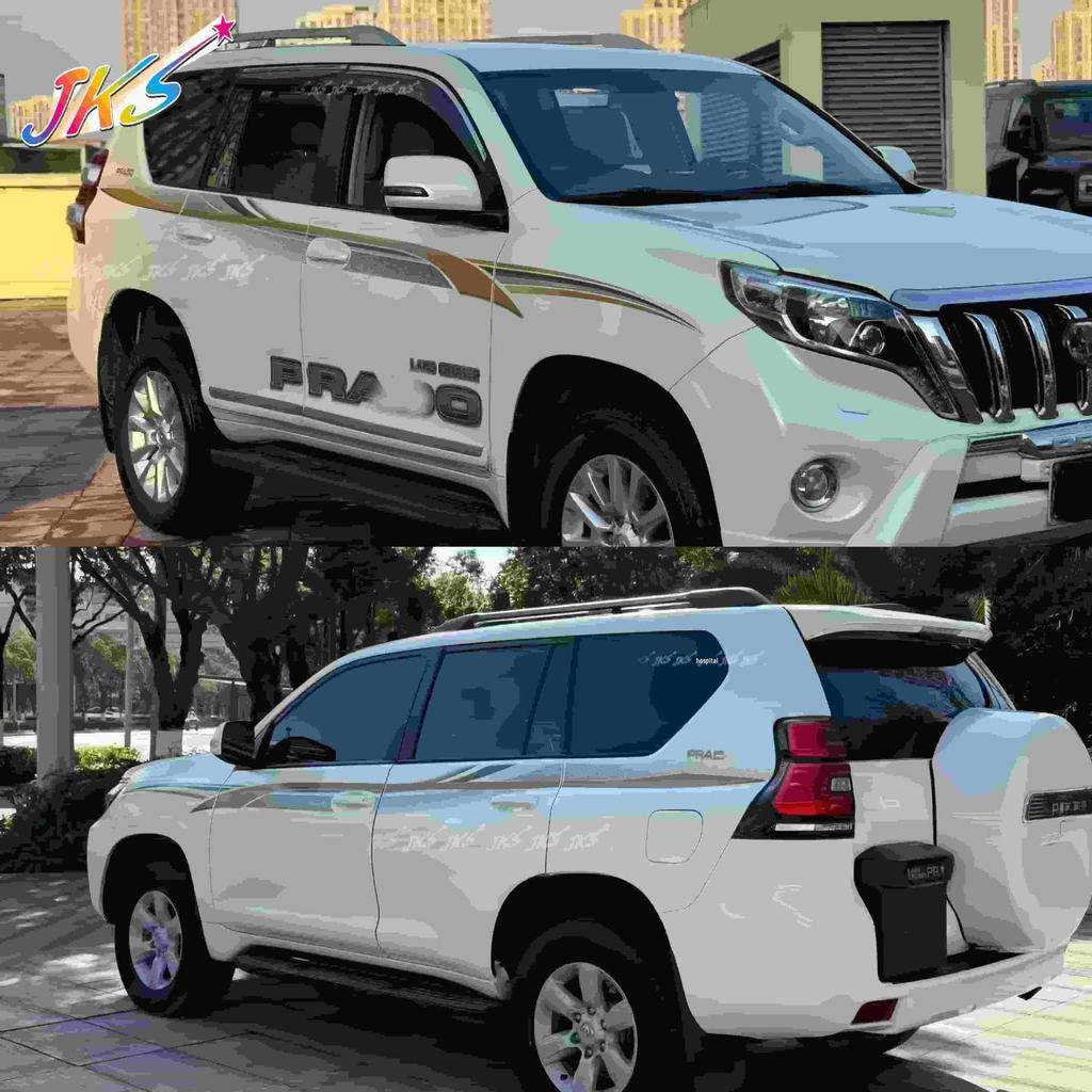 Toyota Prado 2010-2020 Body Decals: Creative Racing Stripes & Original Color Designs