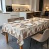 Home Dining Kitchen Party  Classic Style Cotton Linen Rectangle Soft Washable Table Cover Decorative Table Cloth