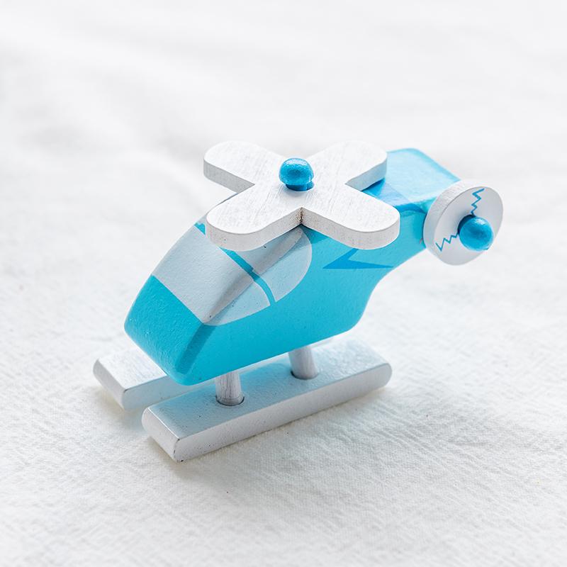 Kids Mini Wooden Cars Truck Aircraft Model Toy Montessori Wooden Education Colorful Vehicle Toys Simulation Cars Decoration Gift
