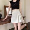 High-Waisted A-Line Pleated Skirt-Shorts for Women - 2025 Spring/Summer Slimming Versatile Style