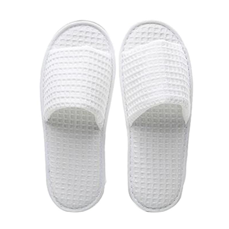 Spa Slippers, 5 Pairs Open Toe Toe Disposable Slippers Fit Size For Men And Women For Hotel Home Guest Used