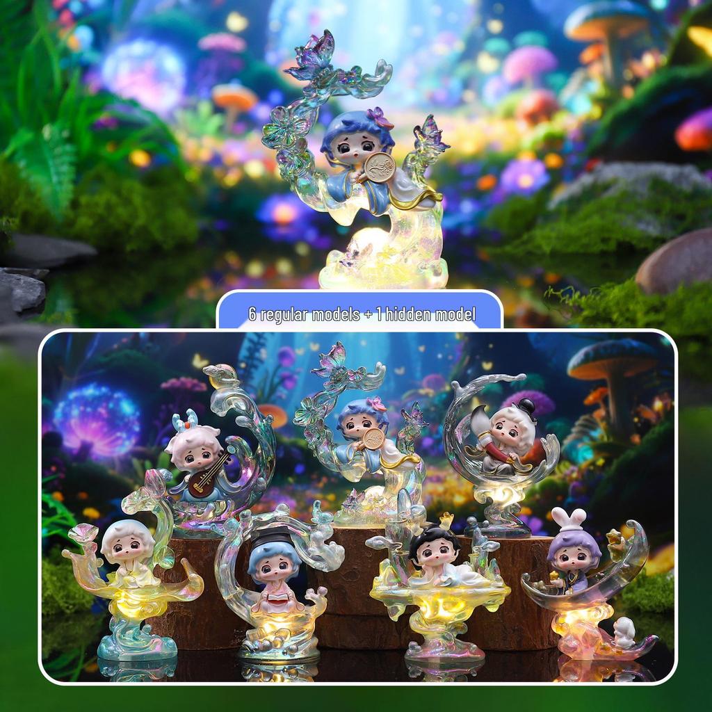 Guochao Hanfu Mädchen Figur: Frühlingsbrise Blind Box Sammlerstück – verträumte Dekoration & Geschenk
