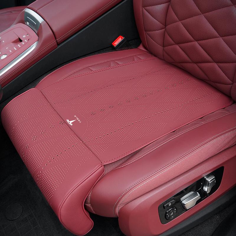 AAAID1 Car Seat Cushion Leg Pad Leg Support Auto Accessories Key For Tesla Y Cybertruck Model 3 Bonina Highland Juguete Roadster Coil X