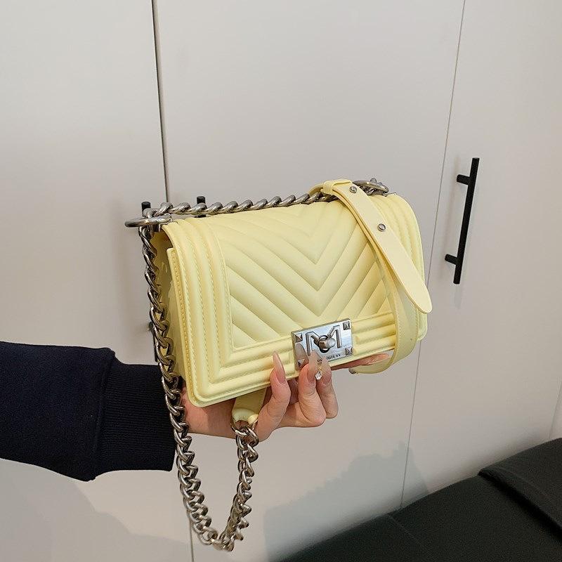 New high-end embroidery thread chain chain bag single shoulder crossbody women's bag