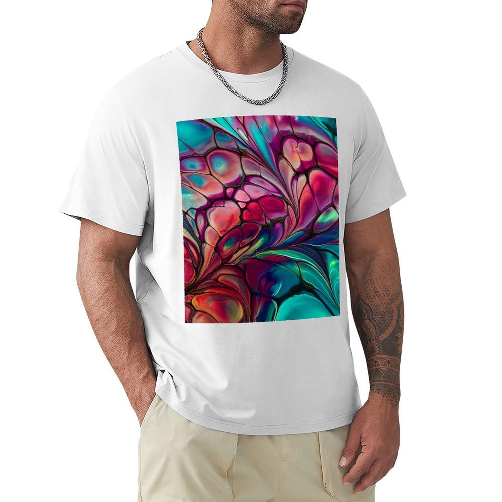 Magenta Magic TShirt oversize tshirts man blacks men tshirt S
