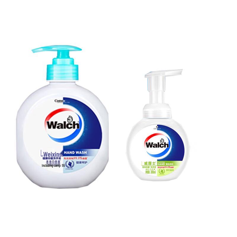 Walch Antibacterial Hand Wash Set (525ml Liquid + 300ml Foaming)
