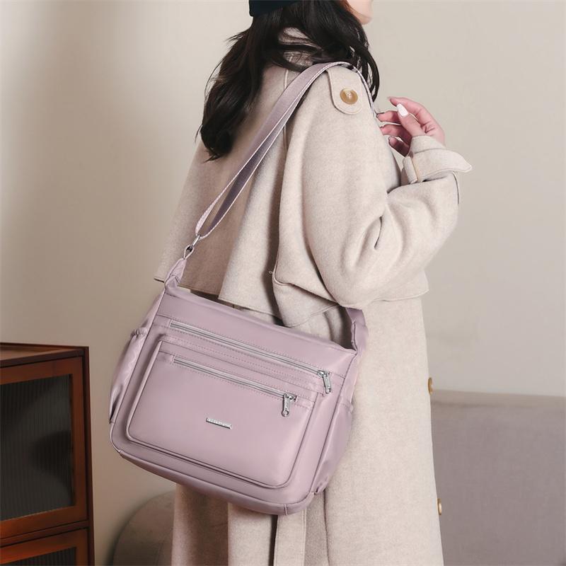 Women's Messenger Bag Large Capacity Nylon Bag Shoulder Bag Mother Bag
