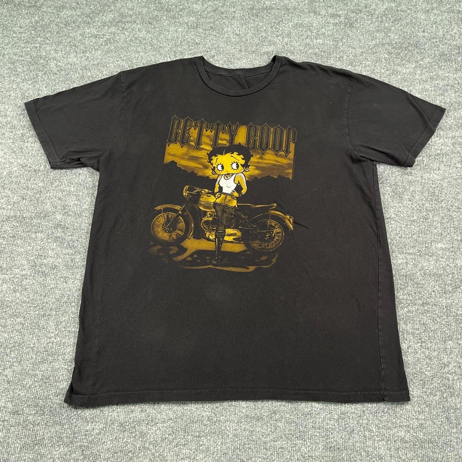 

Retro Betty Boop Classic Motorcycle Shirt XL 24x30 Black S