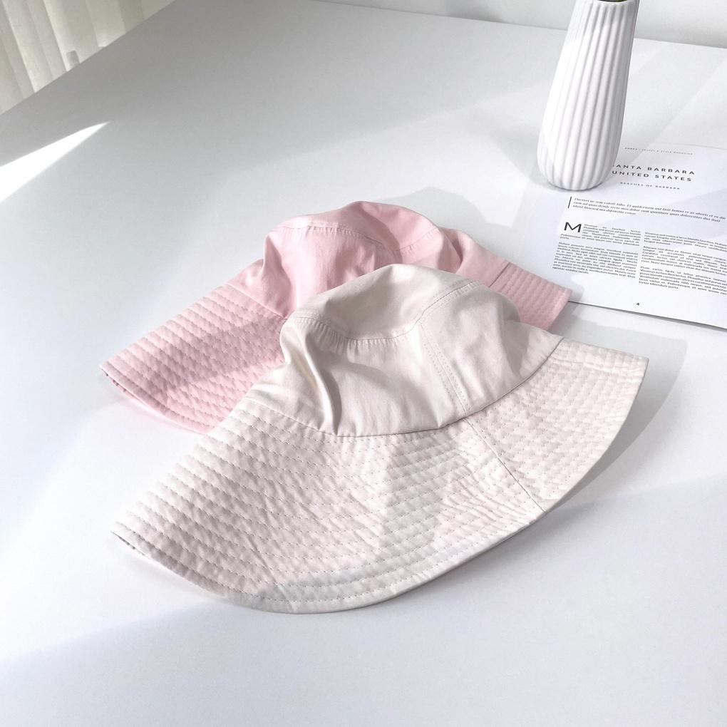 Men's and Women's Daily Bucket Hat with Unbalanced Brim and Sweet Bucket Hat