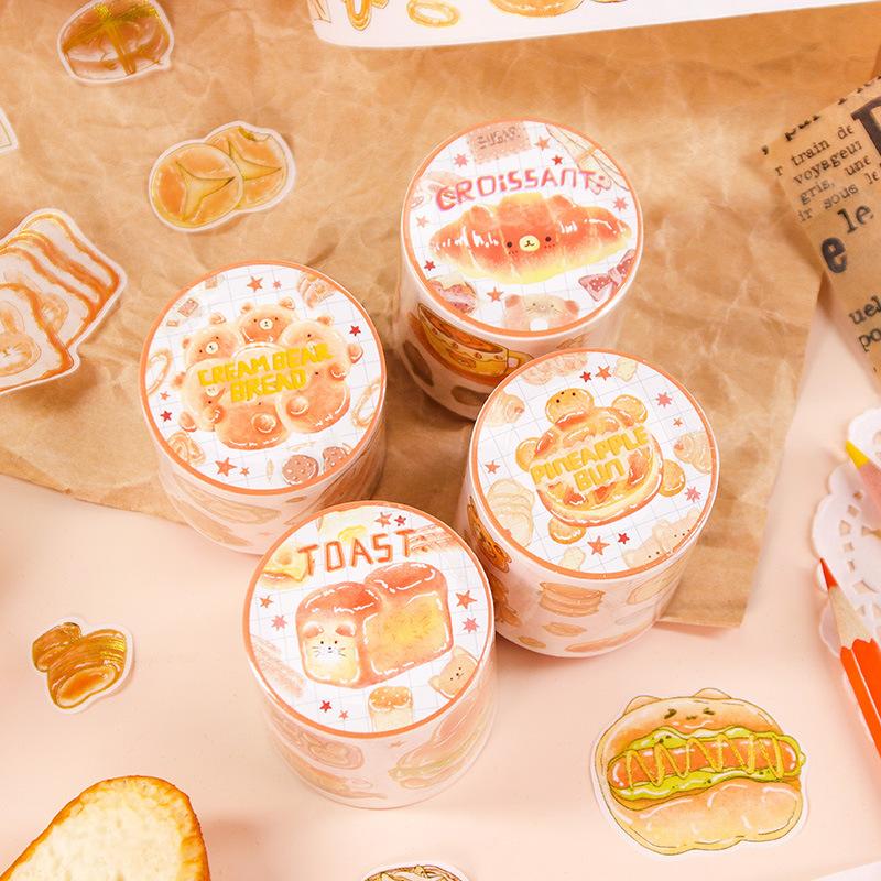 

Wheat Youth Butter Bread Original Daily Cute Notebook Material Stickers 1PC