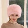 Trendy Women's Faux Fox Fur Bucket Hat with Ear Muffs - Stylish Korean Autumn/Winter Accessory