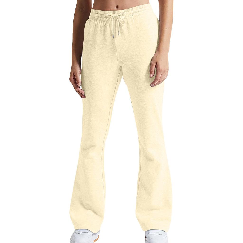 Women's Flare Leg Sweatpants High Waisted Baggy Sweat Pants Drawstring Athletic Pants