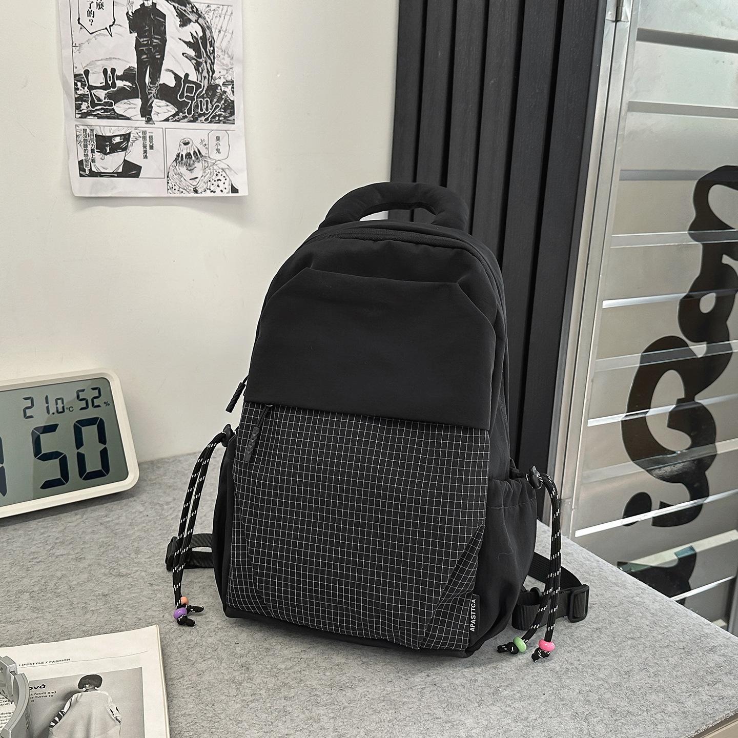 

Stylish and versatile high-value backpack for women, casual, simple and lightweight, small backpack for men with one shoulder чорний