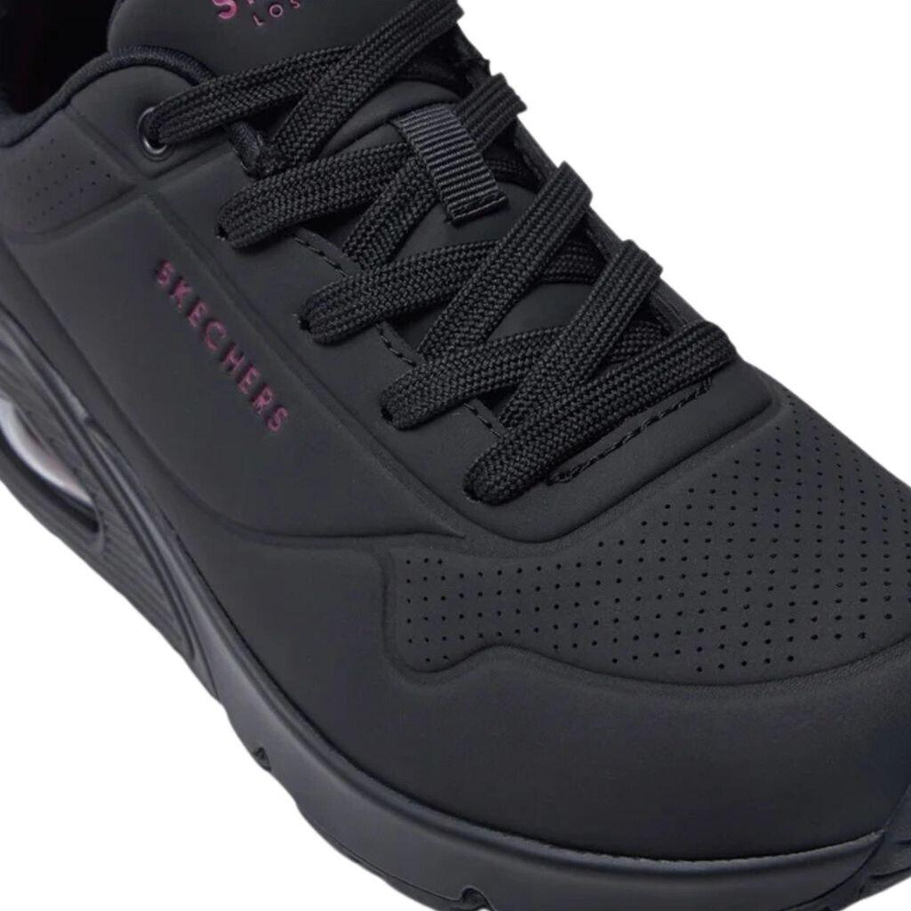 Skechers Uno - Pop Back Женские кроссовки черного цвета