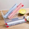 Kitchen Cling Film Cutter Household Width Adjustable Magnetic Suction Refrigerator Food Plastic Wrap Dispenser Food Grade PE Film Foil Cutter