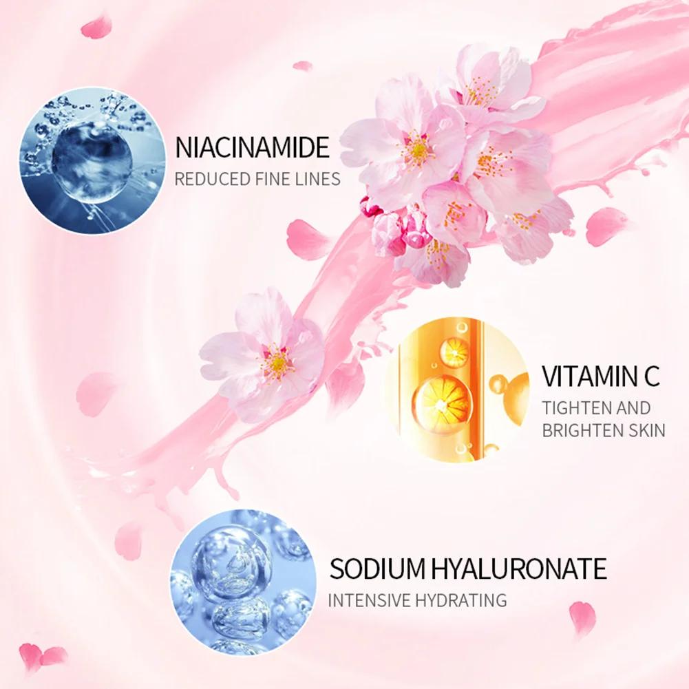 Japonský SAKURA nikotinamidový krém na obličej, hydratační krém na vrásky, sérum s vitamínem C, péče o pleť