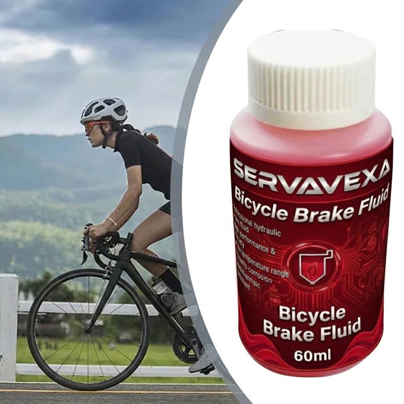 Hydraulic Bike Brake Bleed Kit + 60ml DOT 5.1 & Mineral Brake Oil Fluid, Disc Brake Maintenance Syringe Funnel Tool Set