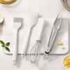 5Pcs Silicone Baking Tool Kit Soft Non-Scratch Spatula Oil Brush Egg Beater Food