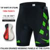 Mens Cycling Shorts With 3 Pockets Quick Dry Breathable Bike Outdoor Road Mountain Biking
