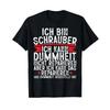T Shirt With Gerunisex Text Quot Ich Bin Schrauber Dummheit Nicht Reparieren Car Mechanic Black Vintage Soft Breathable