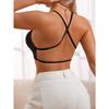 Women's Multi-Way Beauty Back Bra Sexy Backless Halter Bra Plus Size Push Up Brassiere