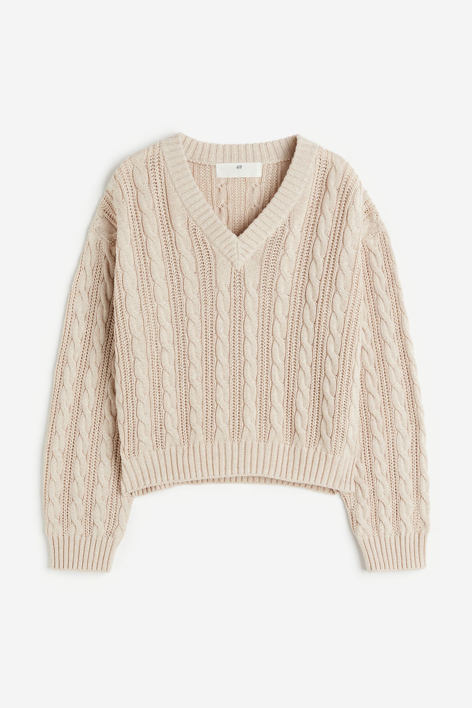 

джемпер с V-образным вырезом