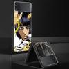 JoJo Adventure Bruno Buccellati Phone Case For Samsung Galaxy Z Flip 7 6 5 4 3 5G Shockproof Cover Z Flip7 Flip6 ZFlip5 Flip3 Fl