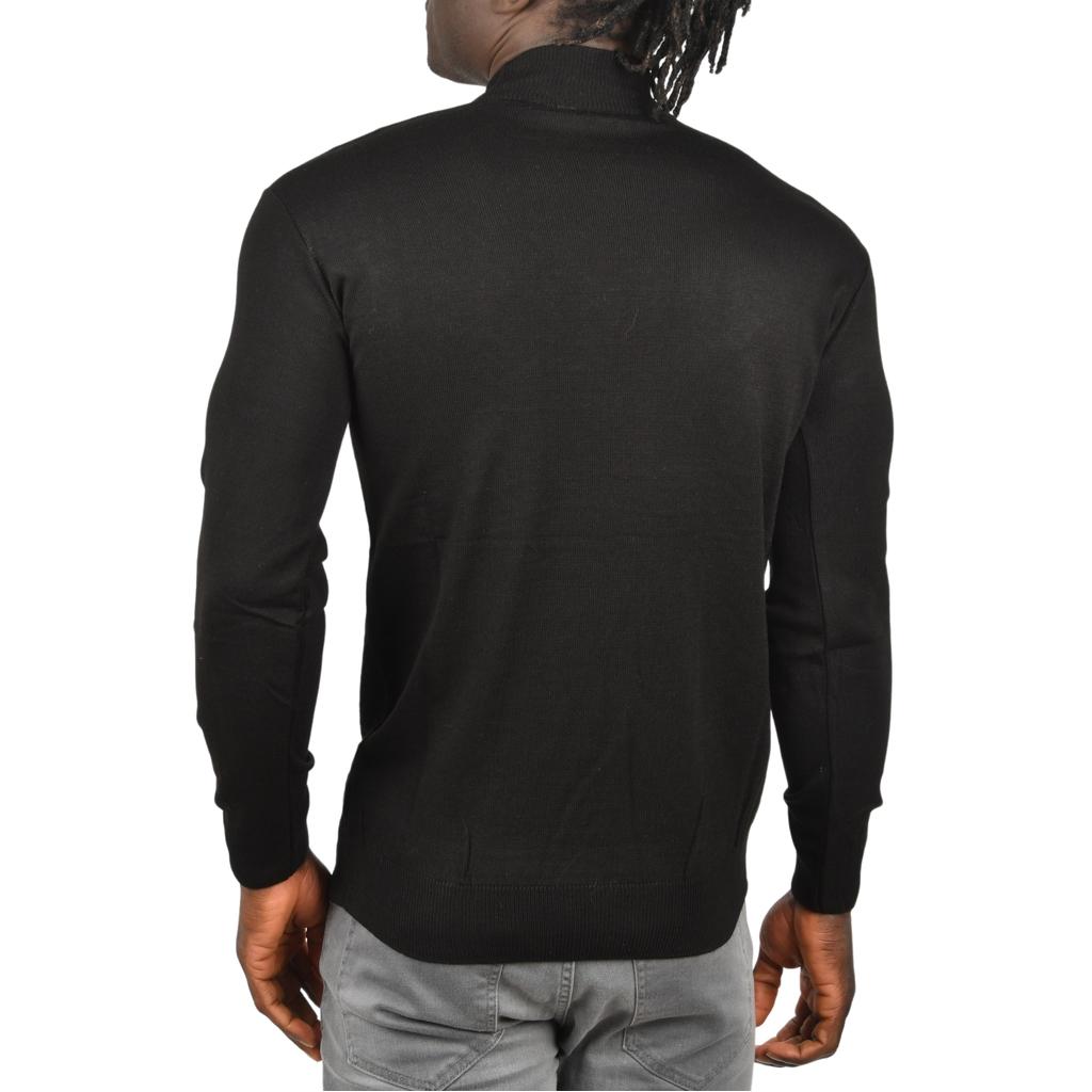 DeepSEA Rollkragenpullover mit halbem Rollkragen und Zickzackmuster, schmaler Schnitt, Rollkragenpullover 2505496