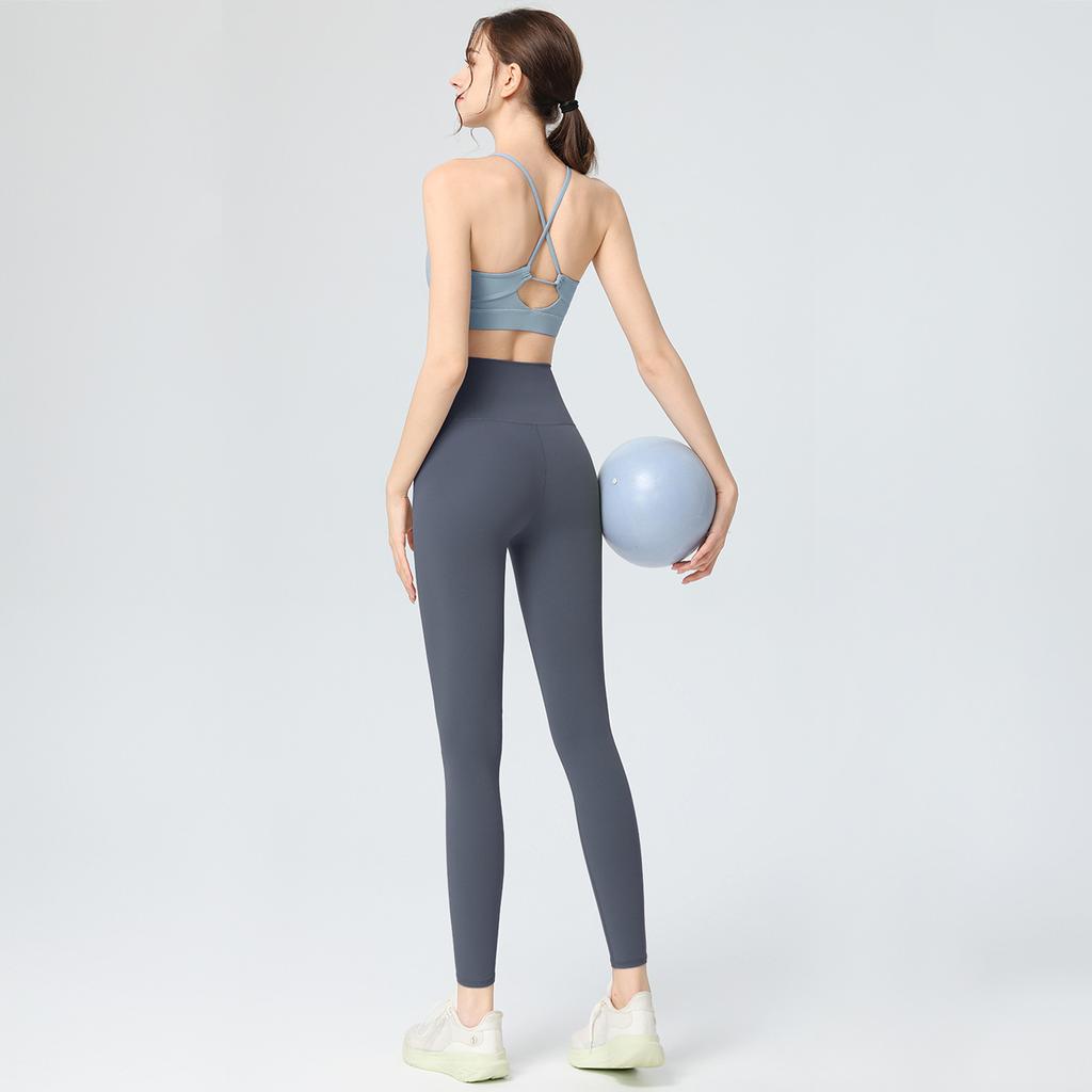 JYL Integrated Fixed Cup Sports High Strength Running Yoga Vest