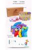 Geometric Shape Tangram Puzzle Wooden Toy for Toddlers