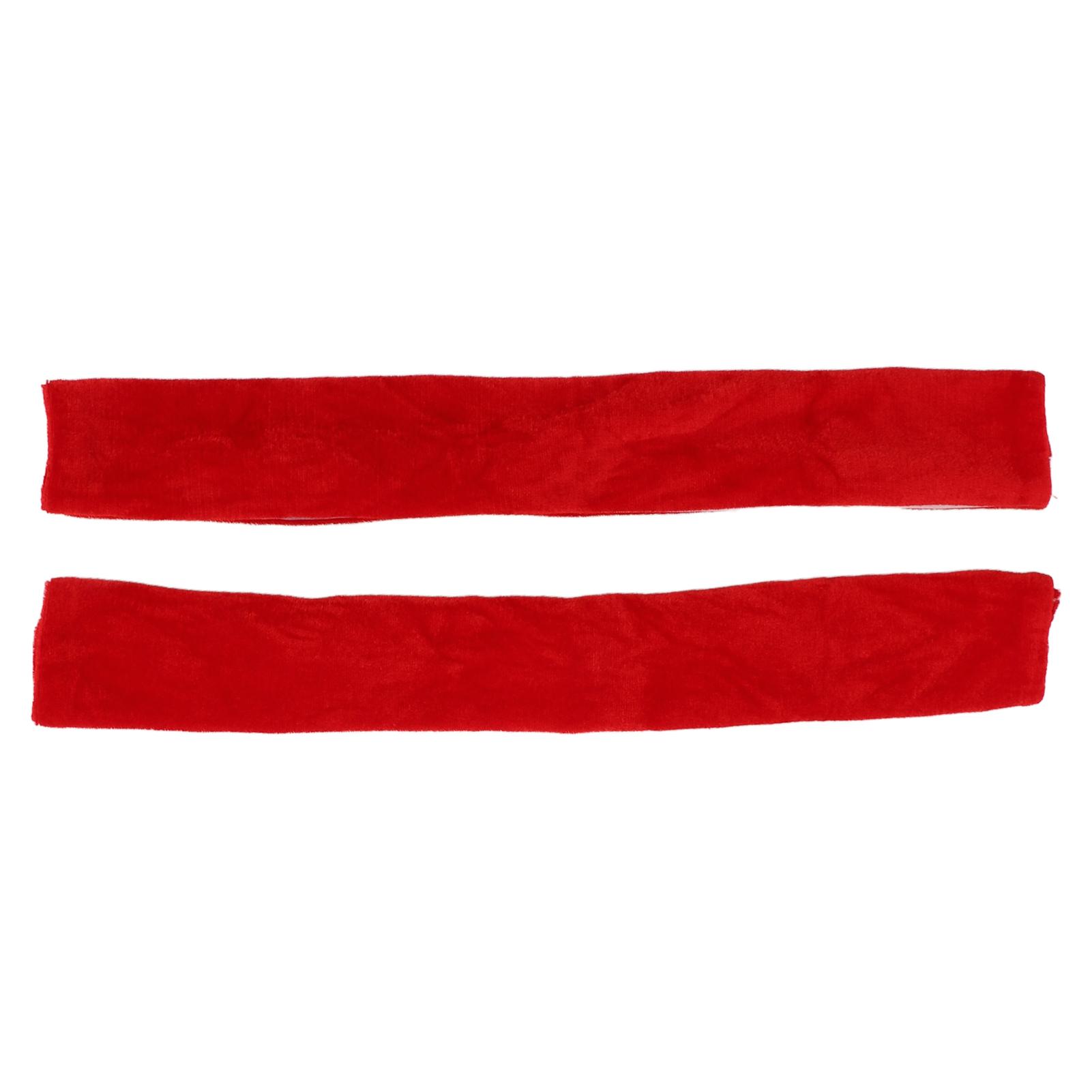 2 шт. Чехлы на ручки двери холодильника на липучке, Декор ручек кухонной техники, Тканевый протектор для посудомоечной машины Red