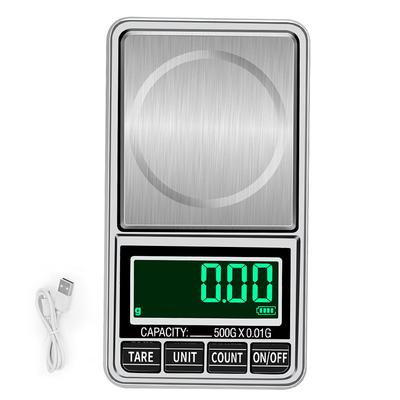 Przenośna elektroniczna waga jubilerska 0,01g 100g / 200g / 300g / 500g / 1000g Wagi kieszonkowe z wtyczką USB