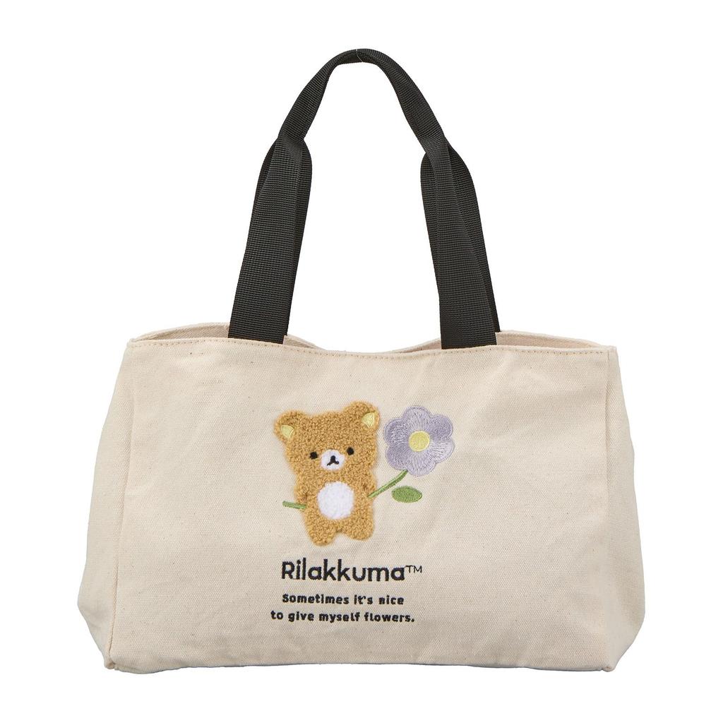 Rilakkuma Seitenknopf Mini-Tragetasche 6040 RK51. Natürliche Blume