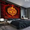 Manchester United F Custom Name Wall Tapestry Aesthetic Wall Hanging Printed Fabric Blanket Decorative Tapestries for Bedroom Living Room Home Decor