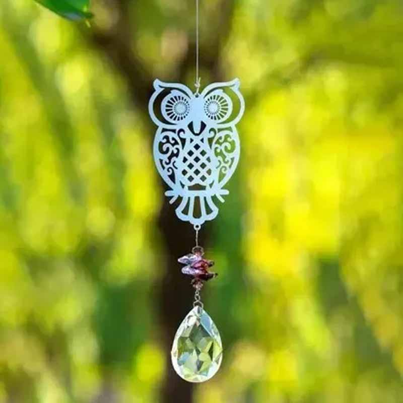 Crystal Suncatcher AnimalHummingbird PrismBall PendantforHomeWindowWallOutdoor GardenLight GatheringDecorationParty Supplies