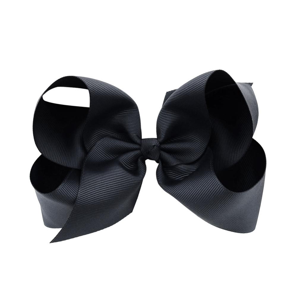 Cinta de Grosgrain Grande de 6 Pulgadas Lazos para el Cabello Lisos con Pinzas para Mujeres Niñas Niños Pinzas para el Cabello Tocado Boutique Broches para el Cabello Accesorios