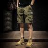Men's Summer Korean Style Trendy Loose Casual Multi-Pocket Workwear Shorts