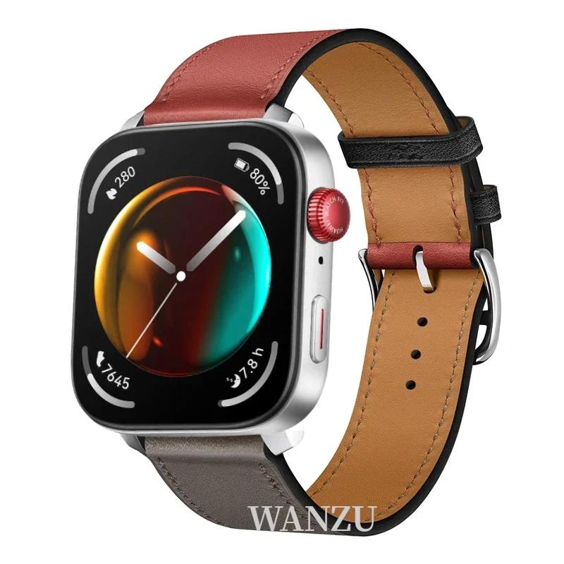 High-end Leather Strap For Huawei Watch Fit 5 Pro/4 Pro Sports Comfortable Breathable Bracelet Huawei Fit 5/4/3 Correa Accessory